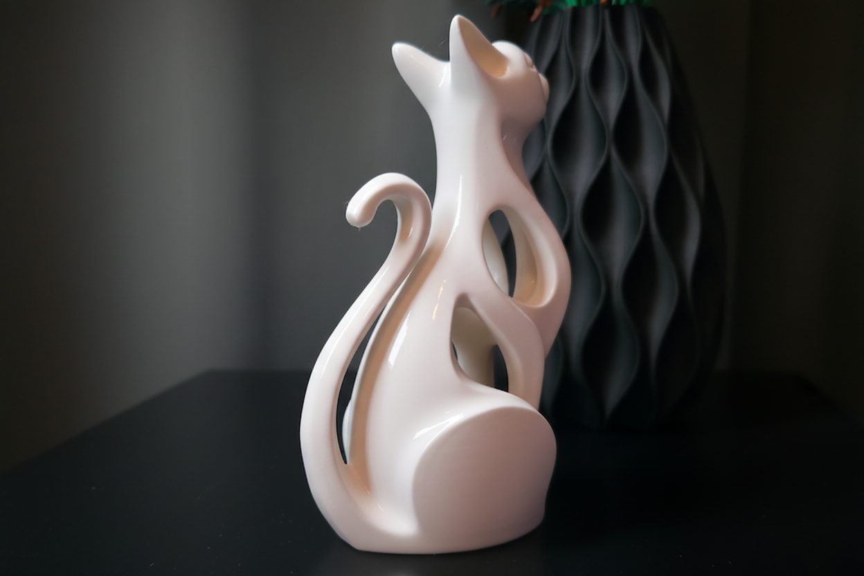 Statuetta Gatto Scultoreo Minimal